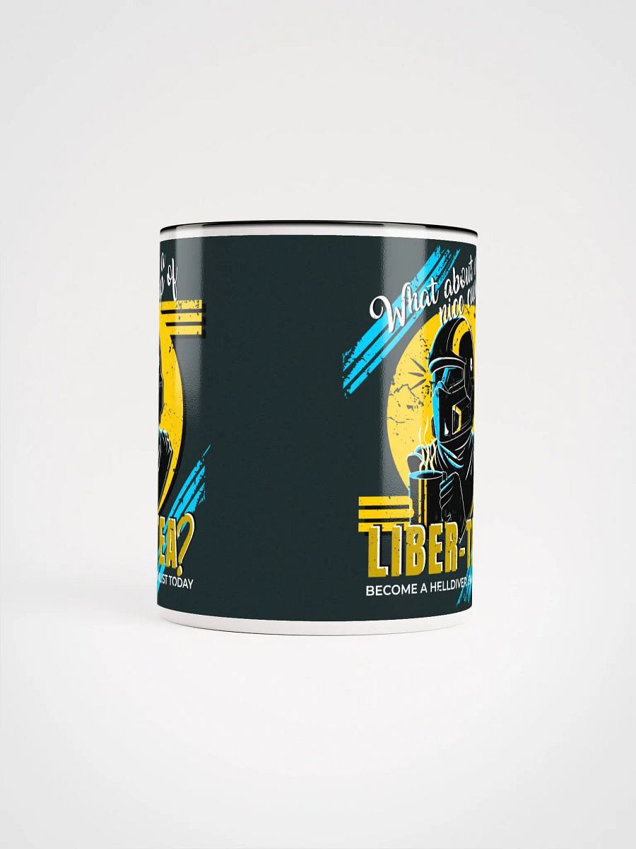 Helldivers 2 Ceramic Mug | What About a Cup of Liber-Tea? Retro Design product image (25)