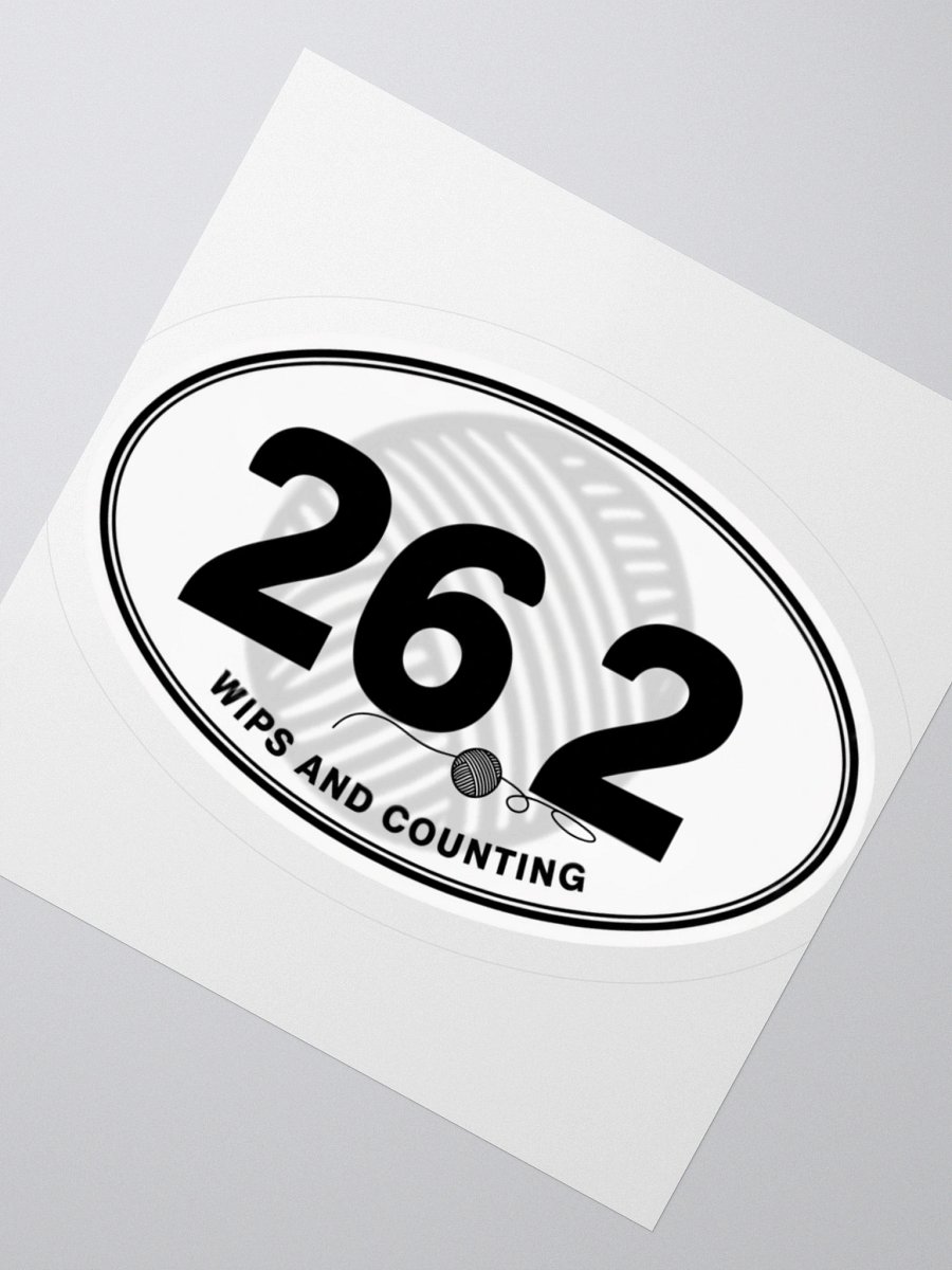26.2 WIPs and Counting – Hooker Mom™ Sticker product image (4)