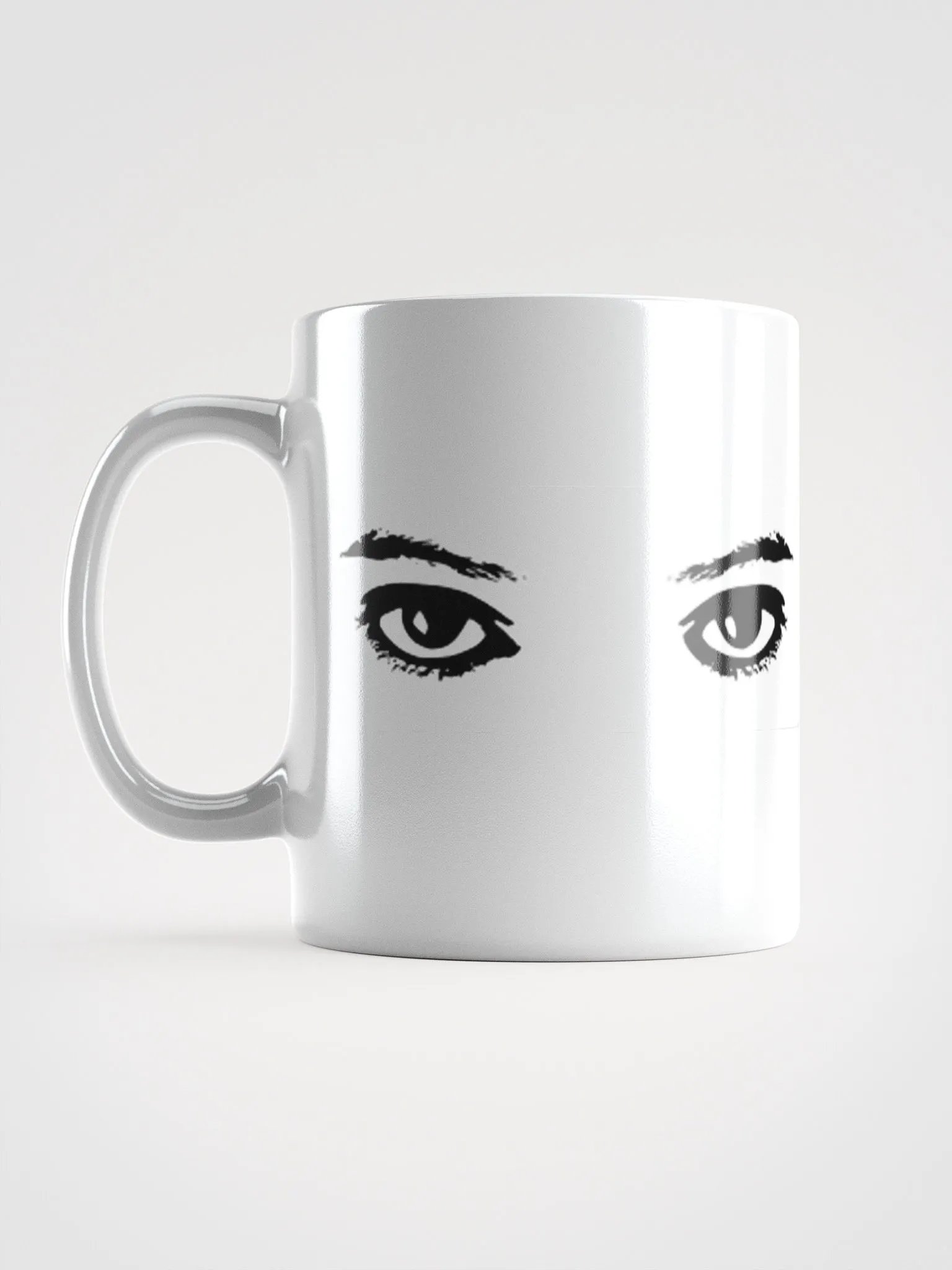 "Icy" White Glossy Mug product image (6)