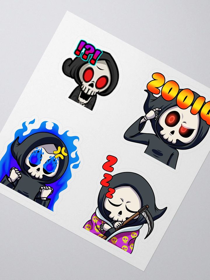 4-Pack Large Todd Emote Stickers - Pack #2 product image (2)