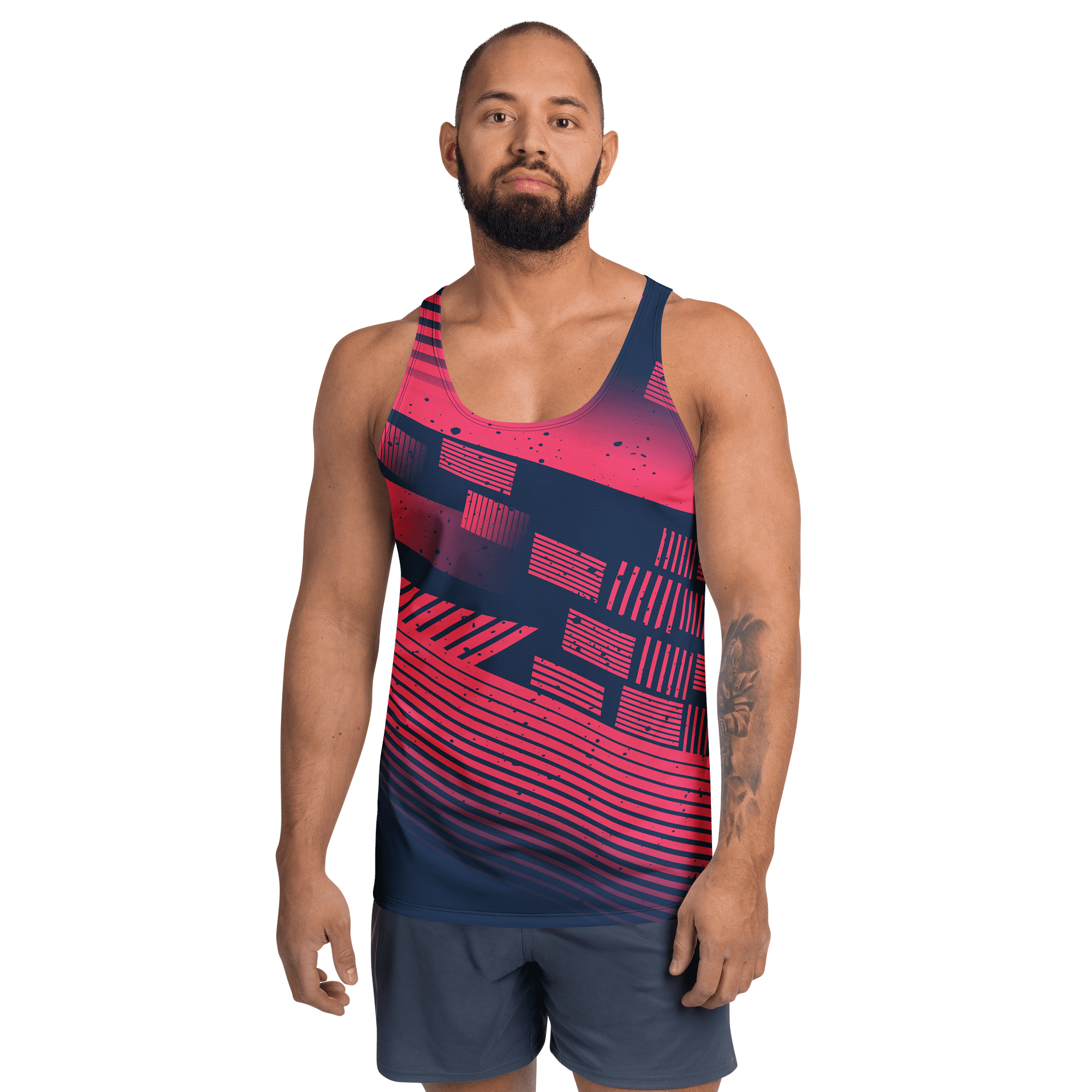 Red Stripes | Mens Tank Top product image (2)