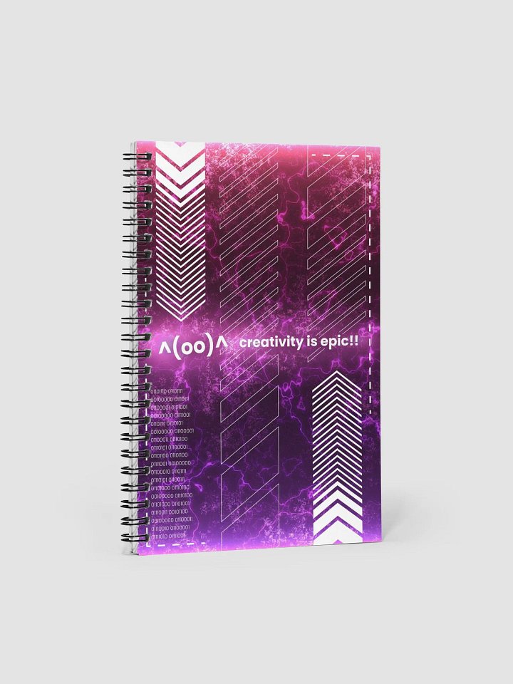 Inspirational Glowy Spiral Notebook product image (1)