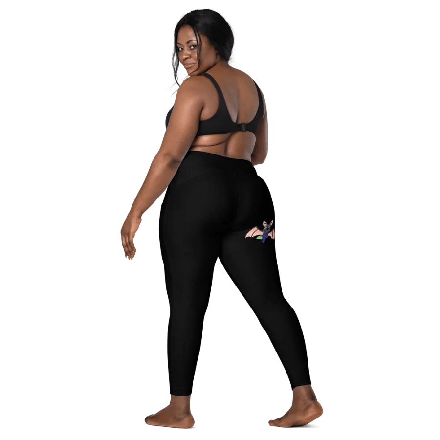 Yoga pants with POCKETS in black! product image (9)