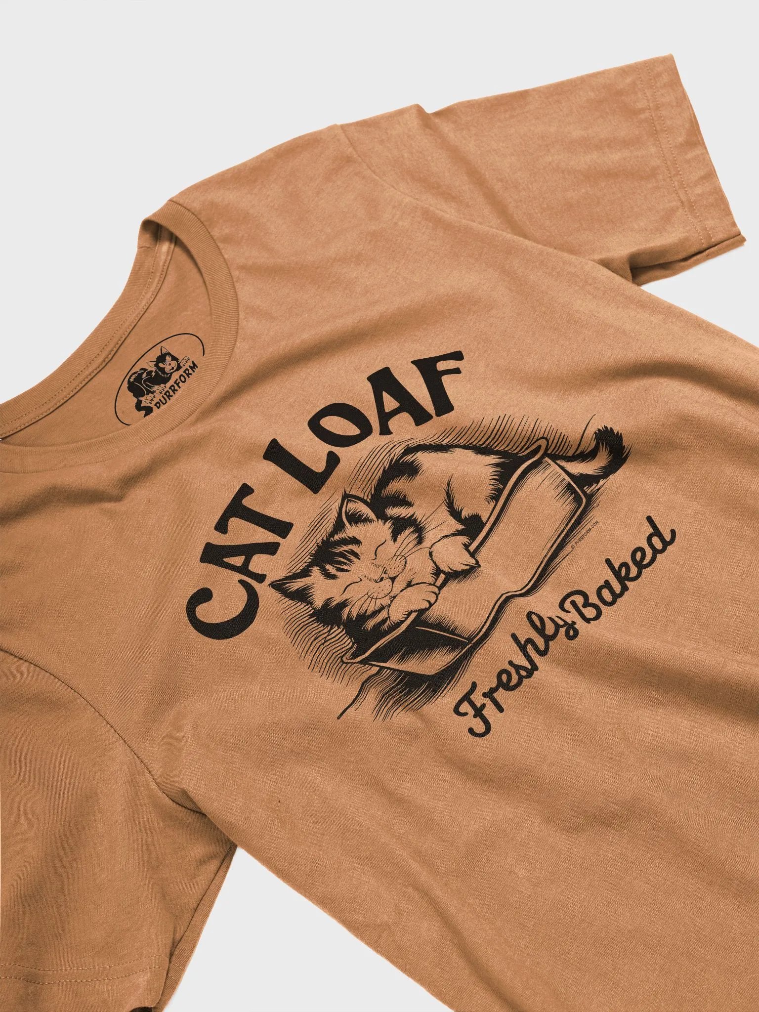 Cat Loaf Freshly Baked T-Shirt product image (4)