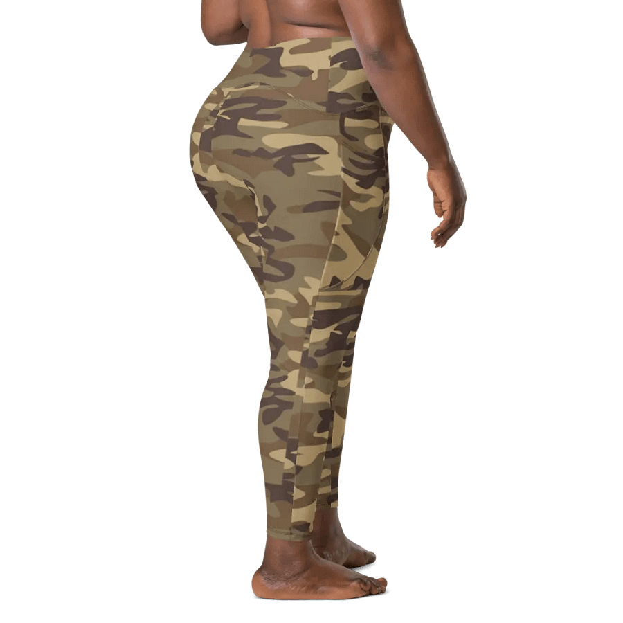 Green Camo Leggings with Pockets product image (4)
