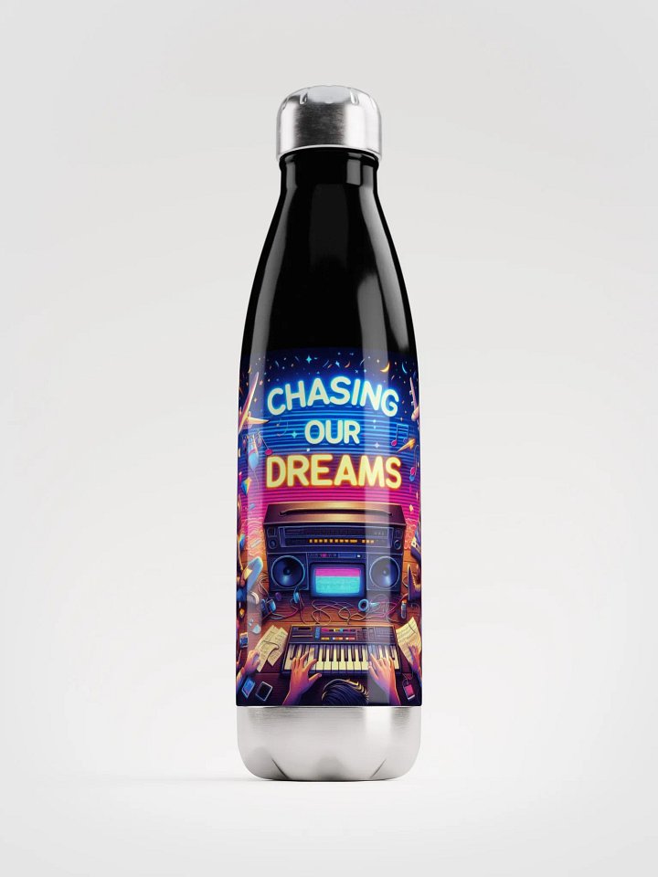 Chasing Our Dreams Music Steel Water Bottle product image (1)