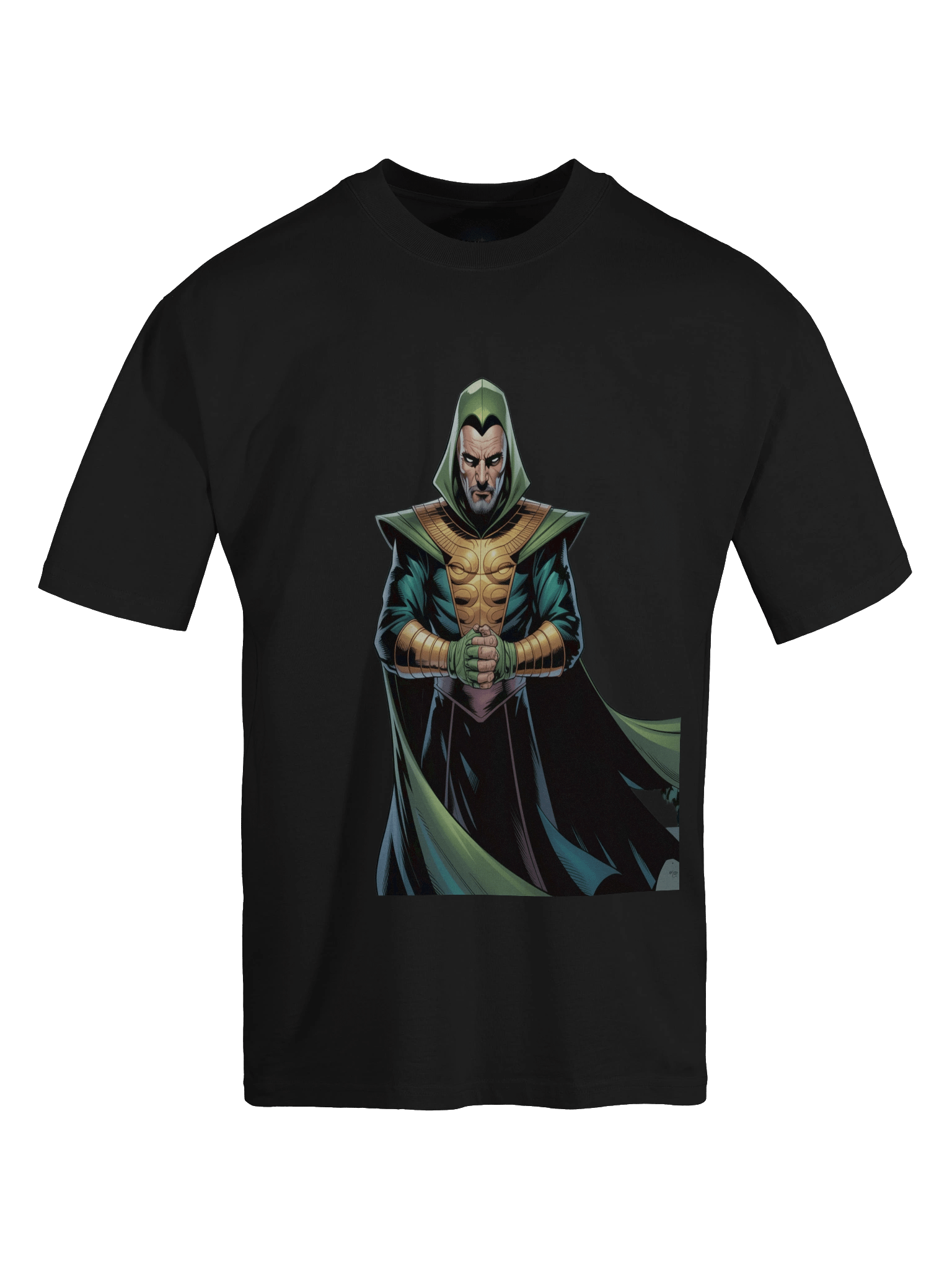 Demon's Dominion: Ra’s Al Ghul Inspired Oversized Faded T-Shirt product image (1)