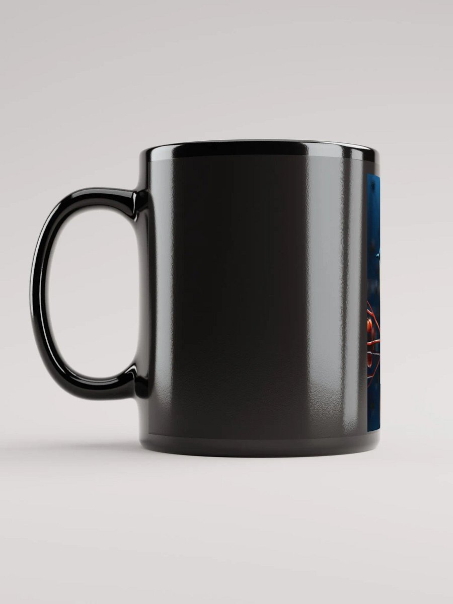 Vibrant Reflections: Blue & Orange Bird Mug product image (12)