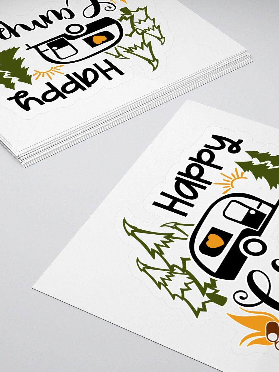 Happy Camper Kiss-Cut Stickers product image (4)