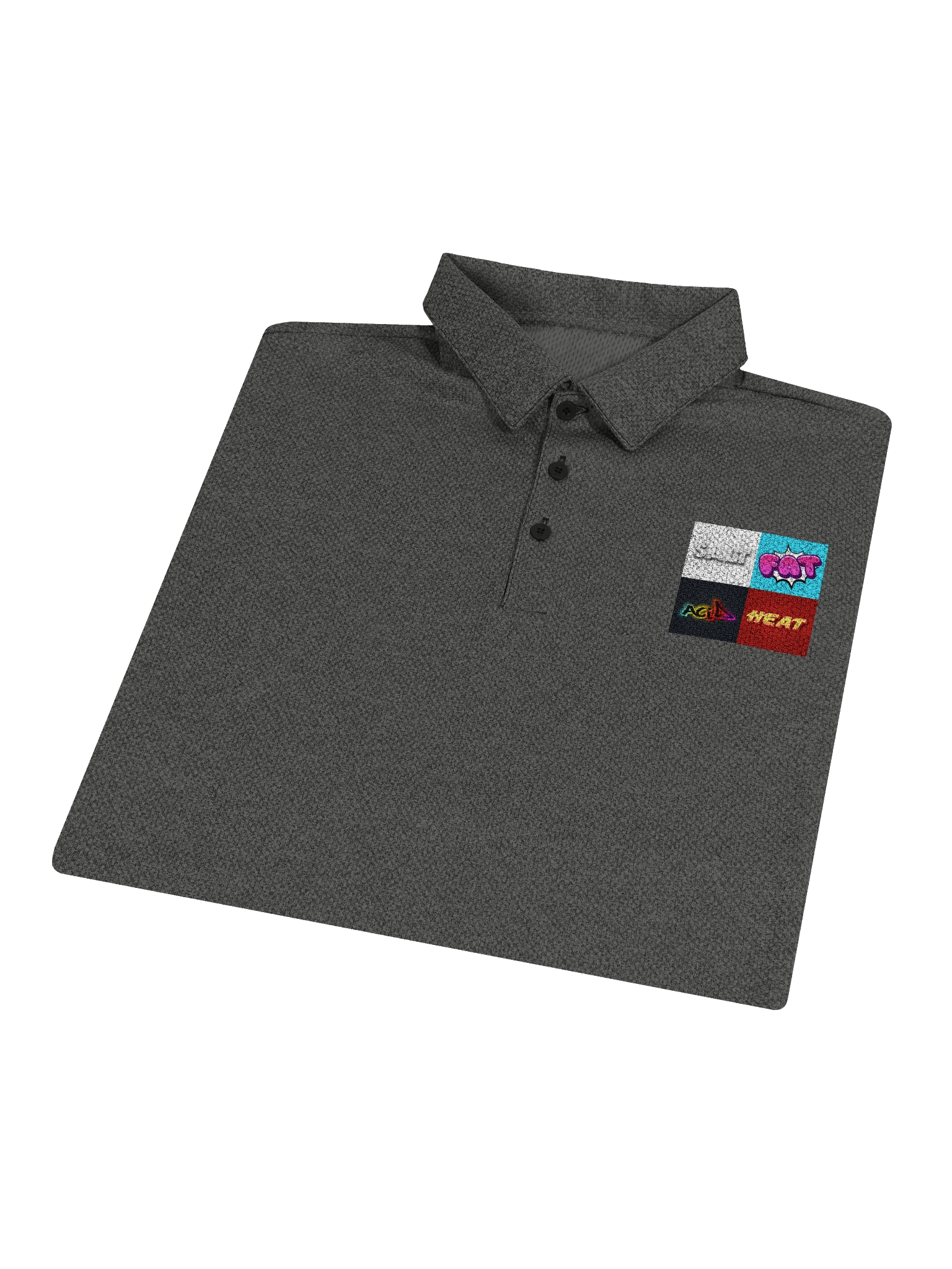 Salt Fat Acid Heat - Adidas Space-Dyed Polo Shirt product image (11)