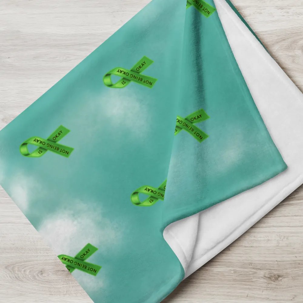 Green Ribbon Awareness Blanket product image (5)