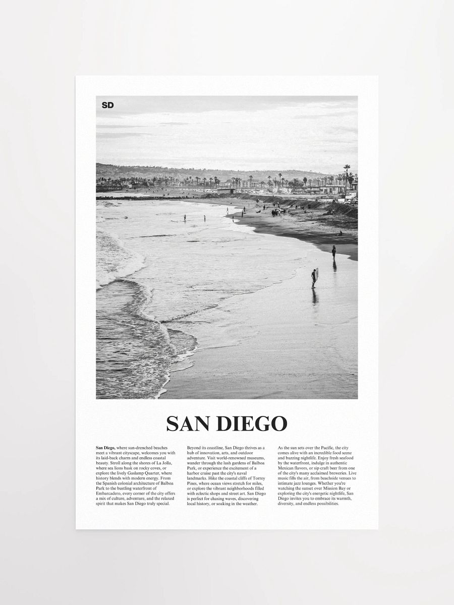 San Diego 03 Newspaper Poster product image (11)
