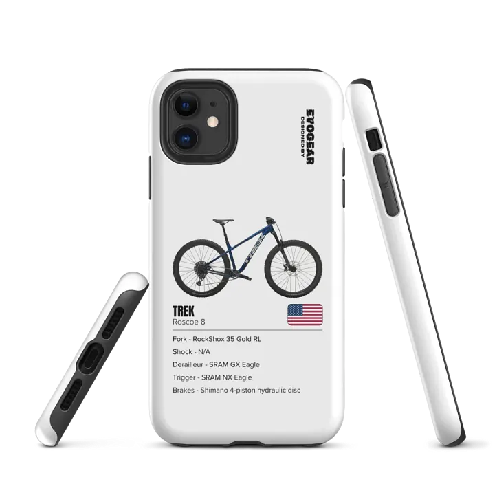 White Roscoe 8 iPhone Case product image (1)