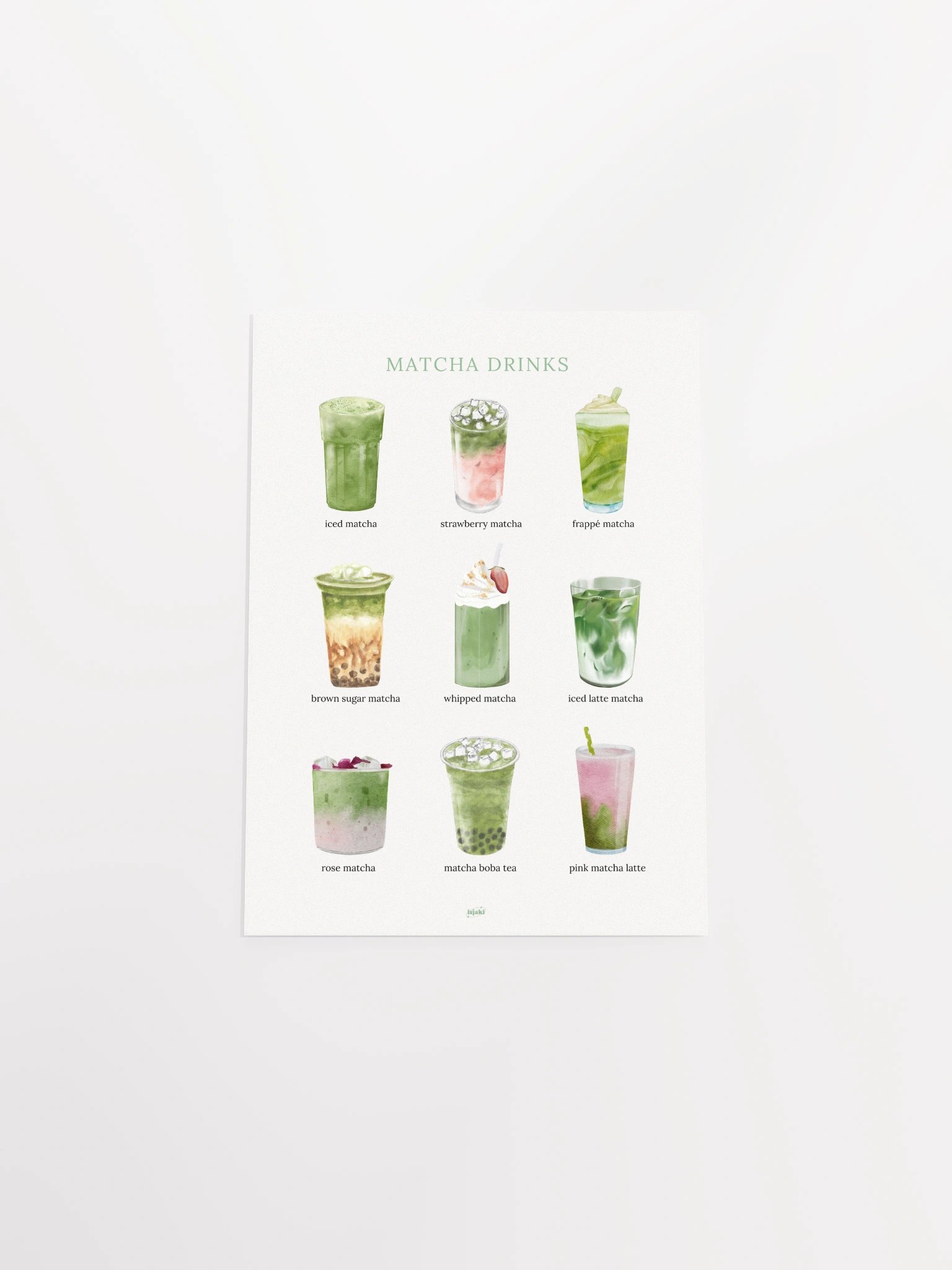 Matcha Drinks Watercolor product image (30)