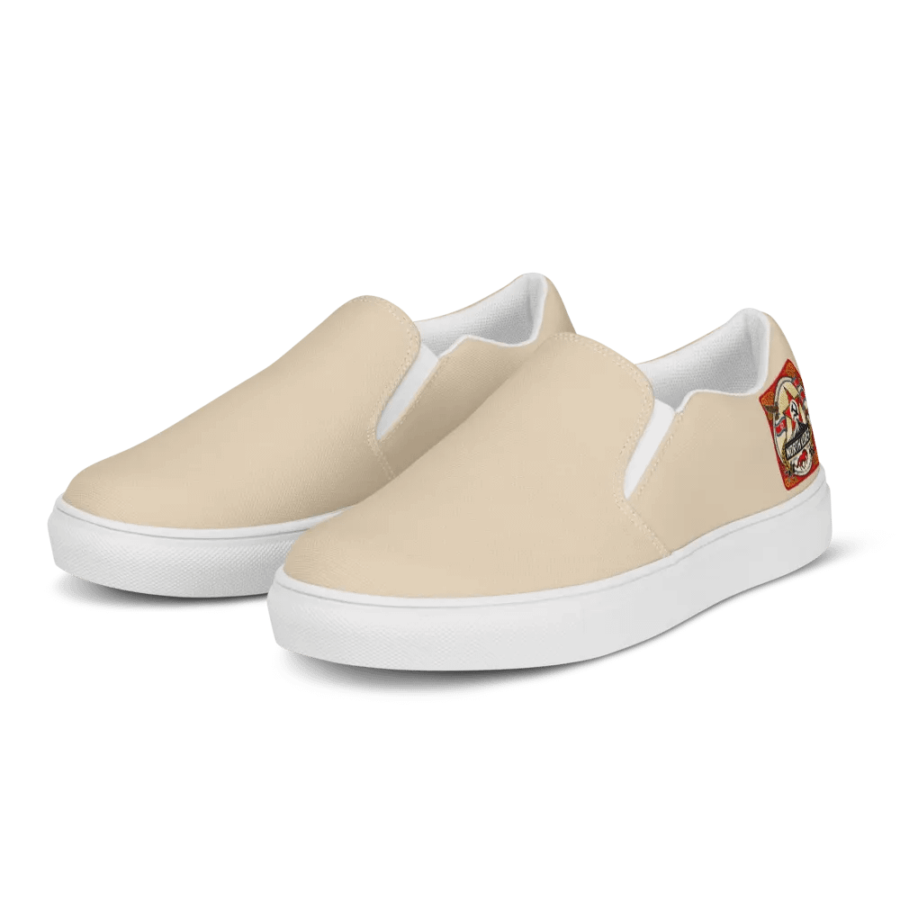 North Korean Emblem Slip-On Canvas Shoes product image (3)