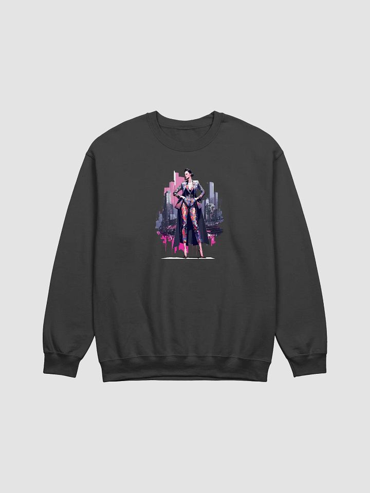 Neon Cityscape Fashion Crewneck product image (5)