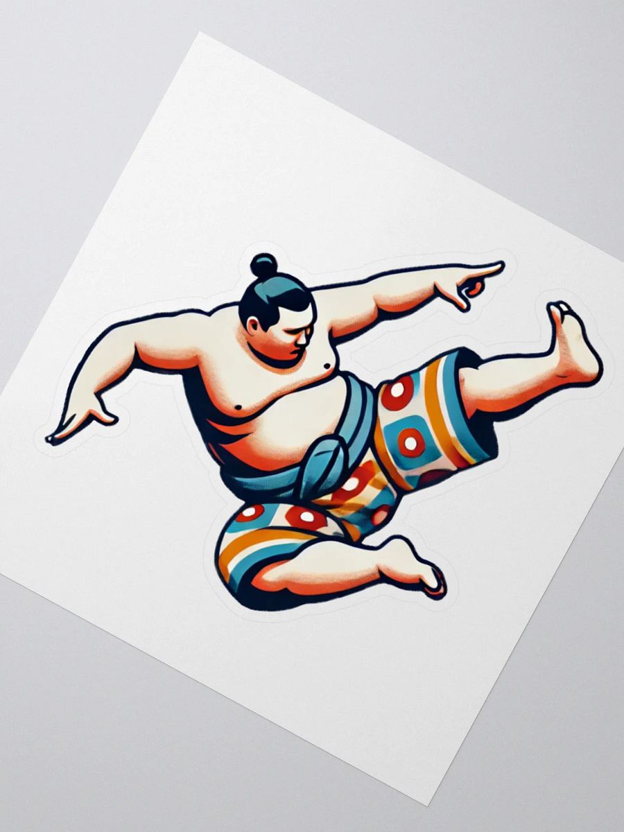 Sumo B-Boy Sticker - Flying Kick product image (2)