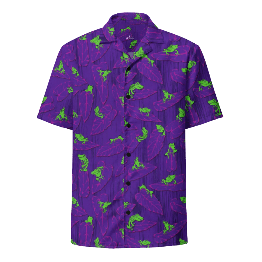 Tree Frogs Unisex Button Down Shirt product image (1)