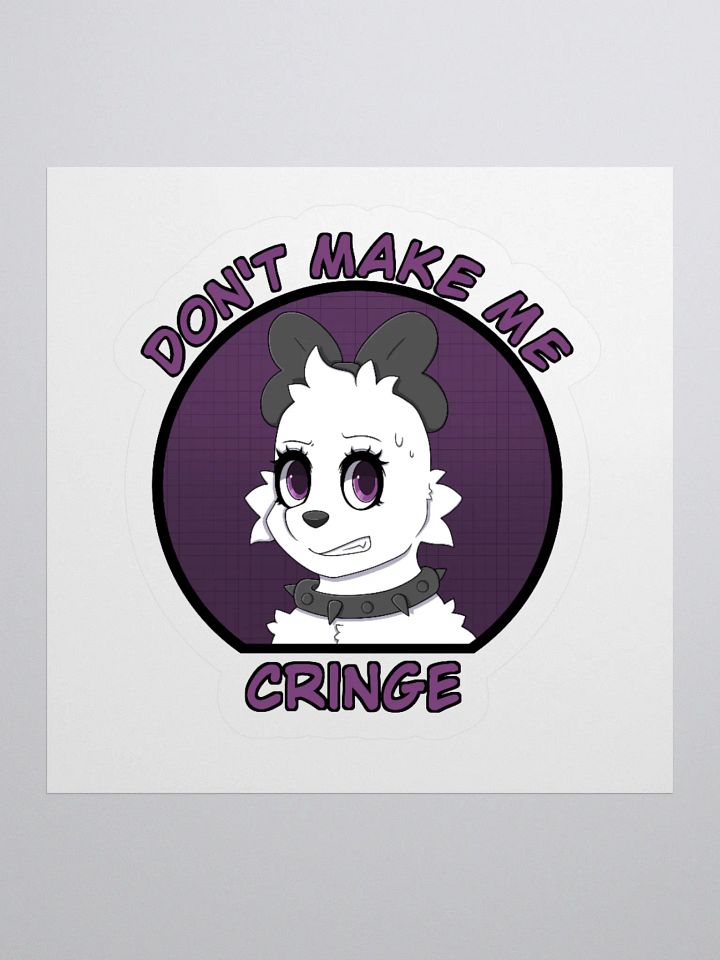 Don't Make Me Cringe Sticker product image (1)