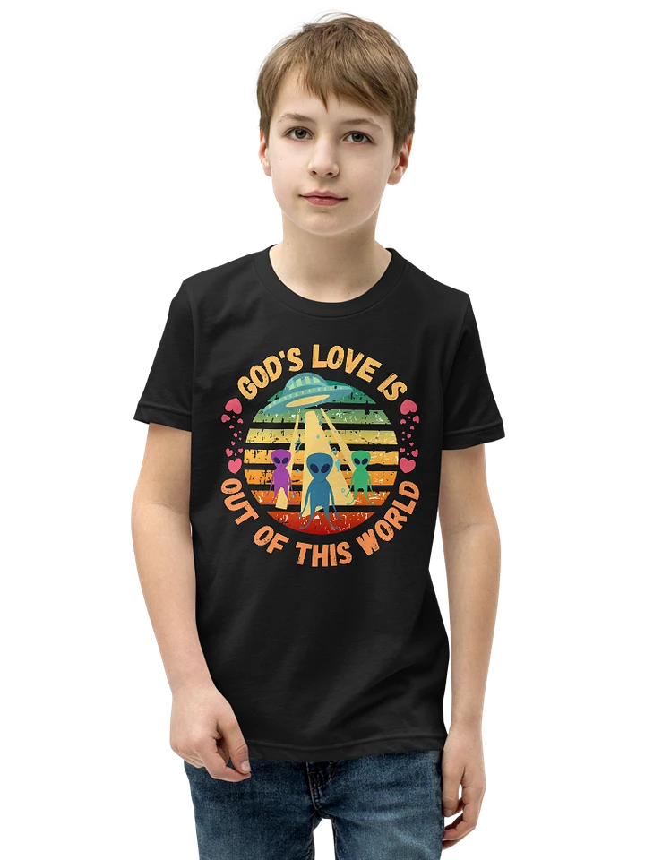 God's Love Is Out Of This World Kids T-Shirt product image (1)