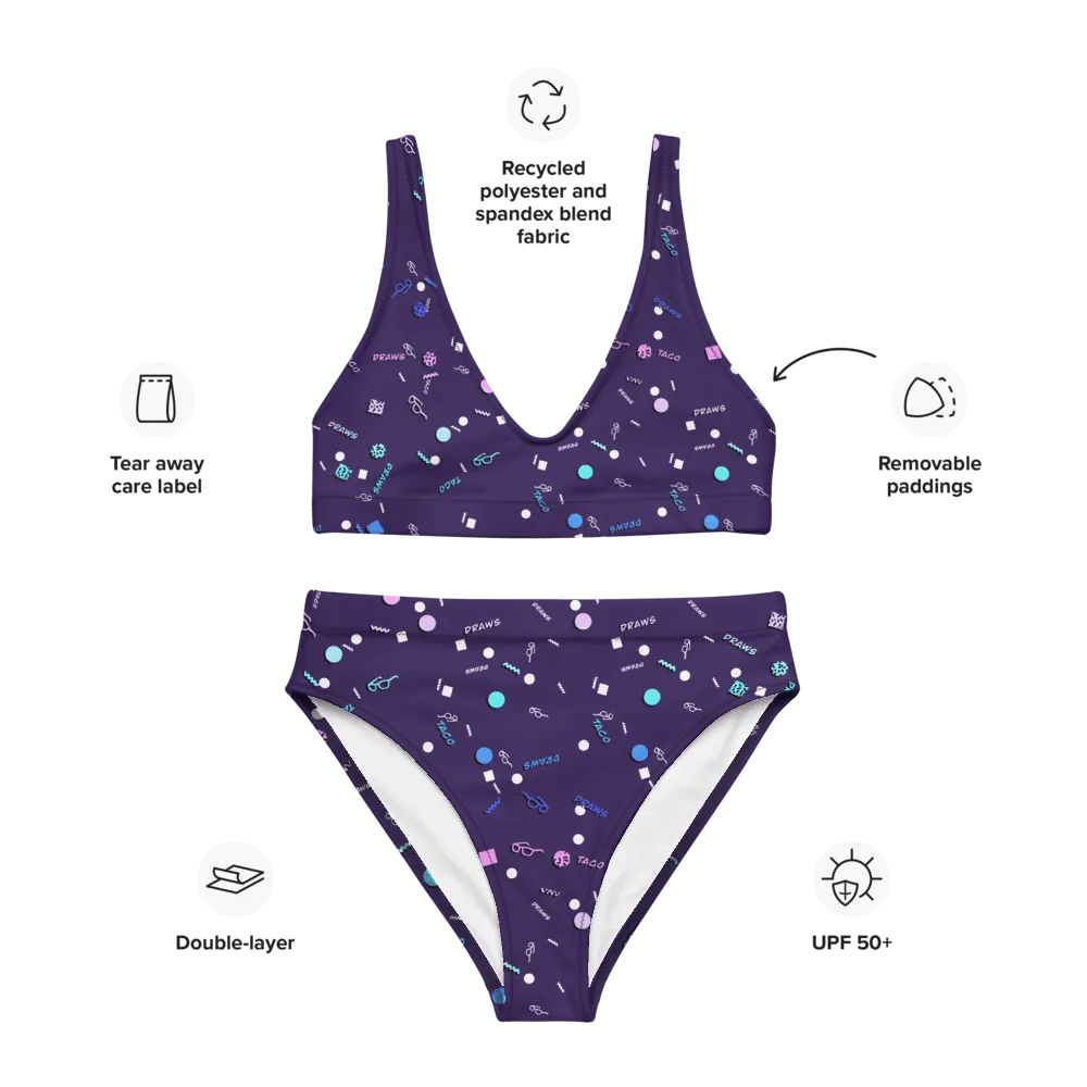 TacoDraws Retro Pattern Bikini product image (11)