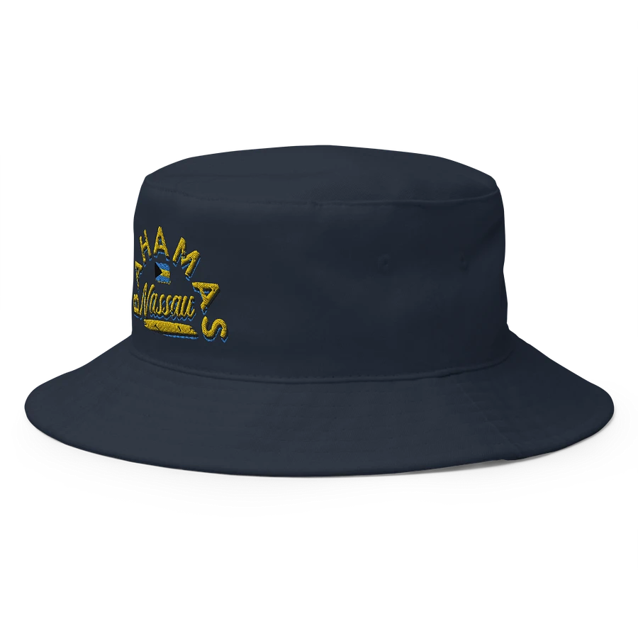 Nassau Bahamas Hat : Bahamas Flag Bucket Hat Embroidered product image (2)