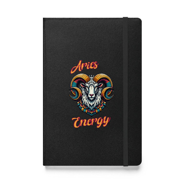 Zodiac Sign Aries Energy Lined Notebook product image (1)