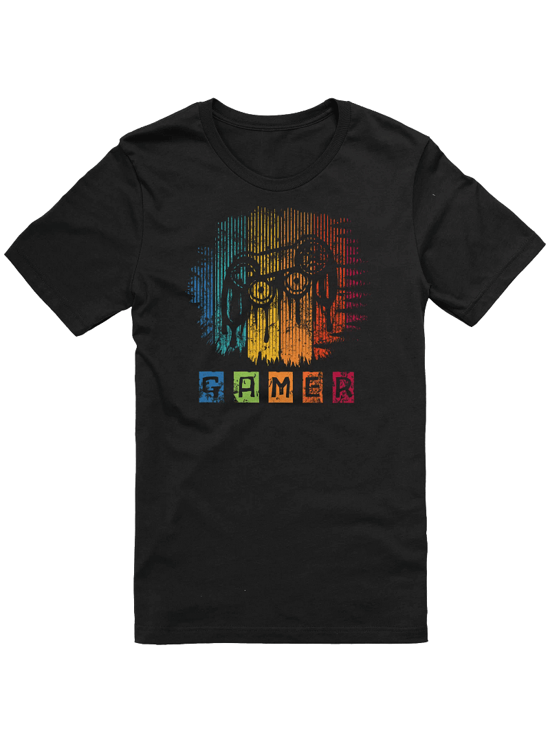 Retro Dripping Gamepad T-Shirt – Vintage 90s Gamer Style for Console & Arcade Fans