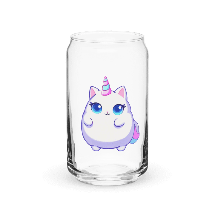 Unicorn Kitty Can-Shaped Glass product image (1)
