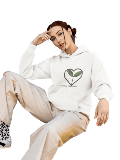 My Heart His Garden Hoodie | Christian Wellness Apparel | Faith-Based Comfort Wear product image (13)