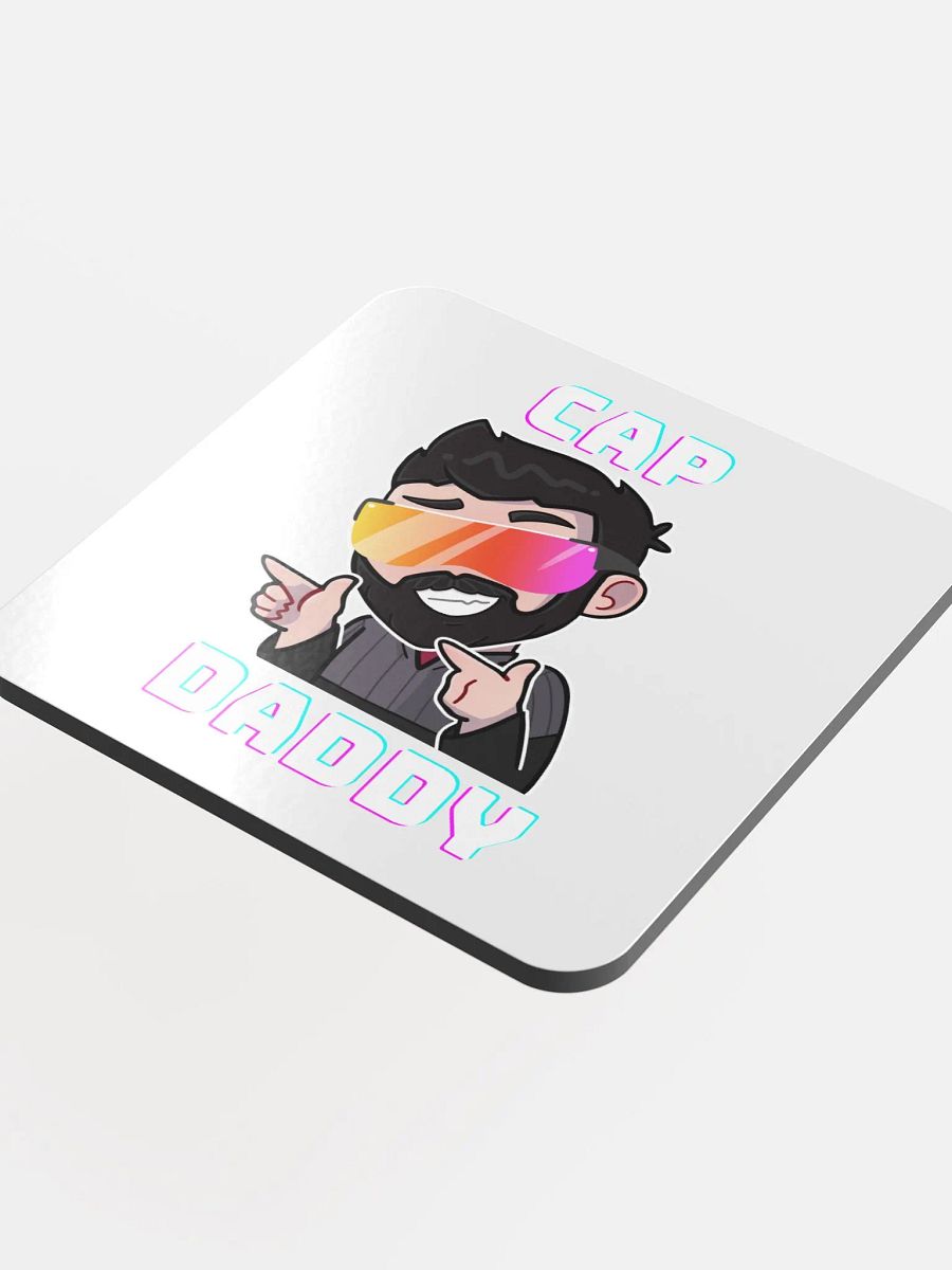 Cap Daddy Glossed Cork Coaster product image (4)