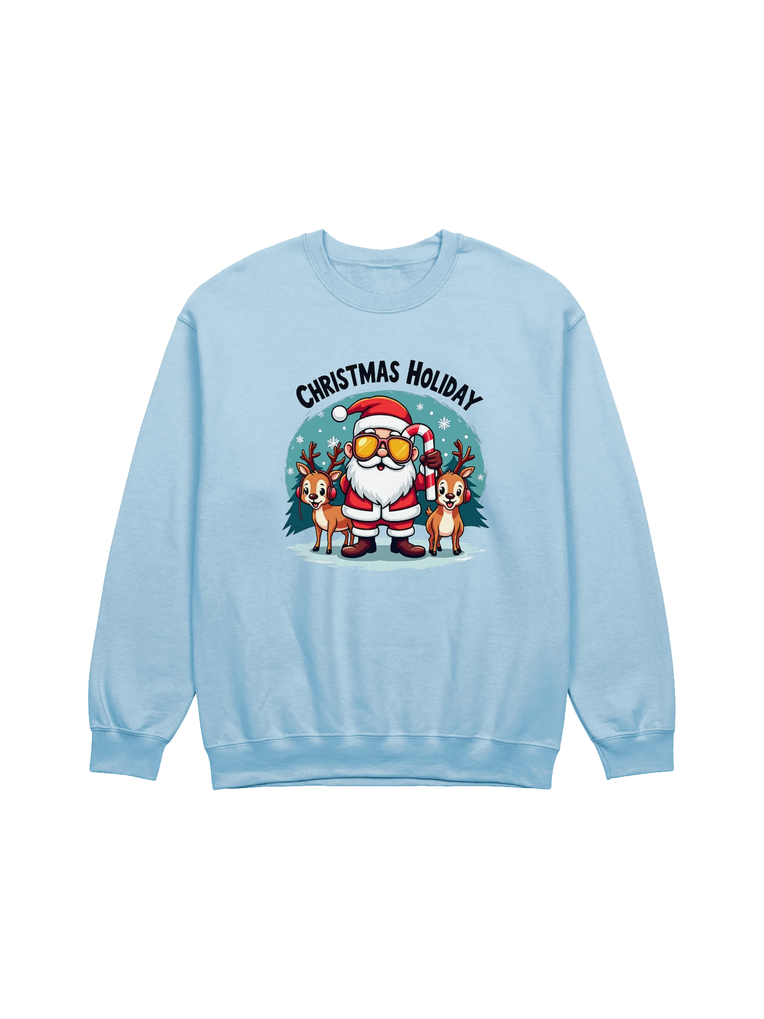 Santa's Cool Christmas Sweatshirt – Fun, Festive, and Cozy Holiday Wear product image (3)