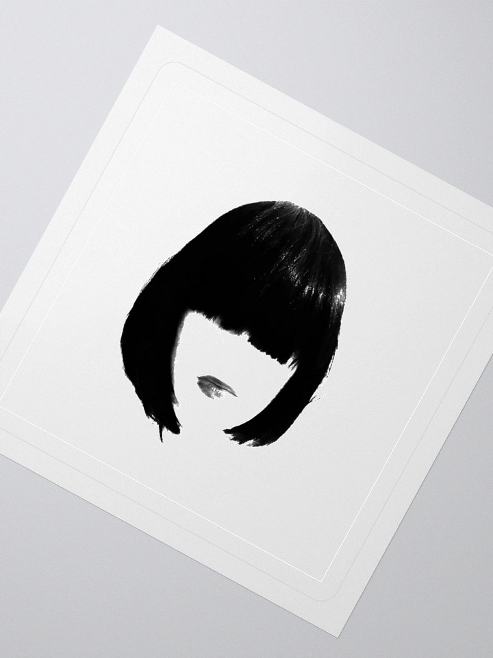 ALESSA GILLESPIE - Face Logo Sticker (White) product image (6)