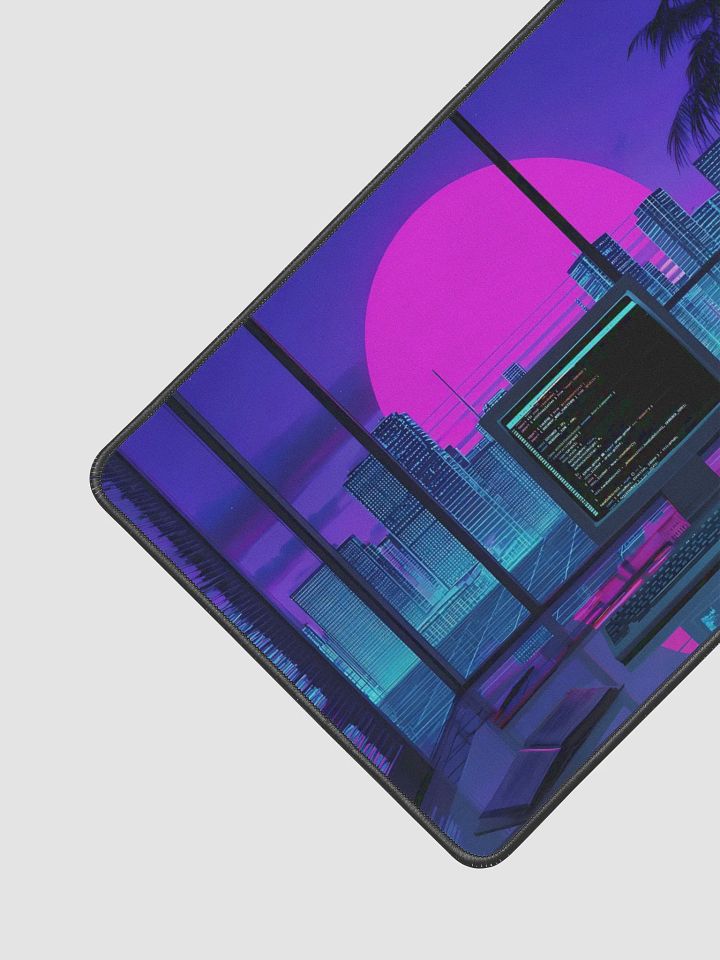 Devs.FM Terminal Desk Mat — 12” x 22” product image (2)