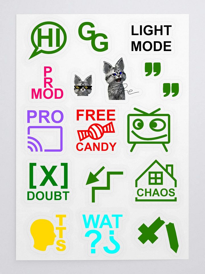 PineBranch Chaos stickers product image (1)