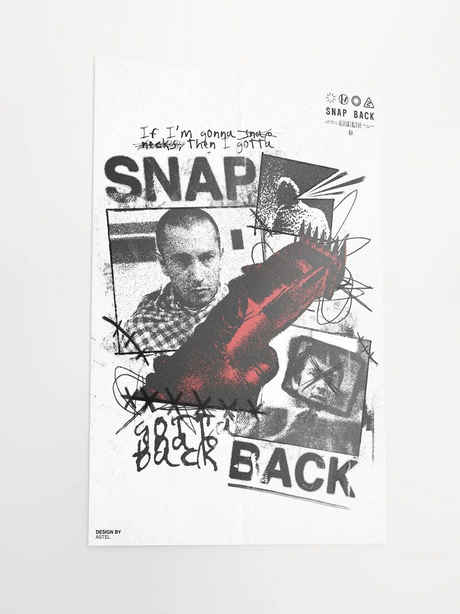 Twenty One Pilots - Snap Back Poster (RED CLIPS VERSION) product image (3)