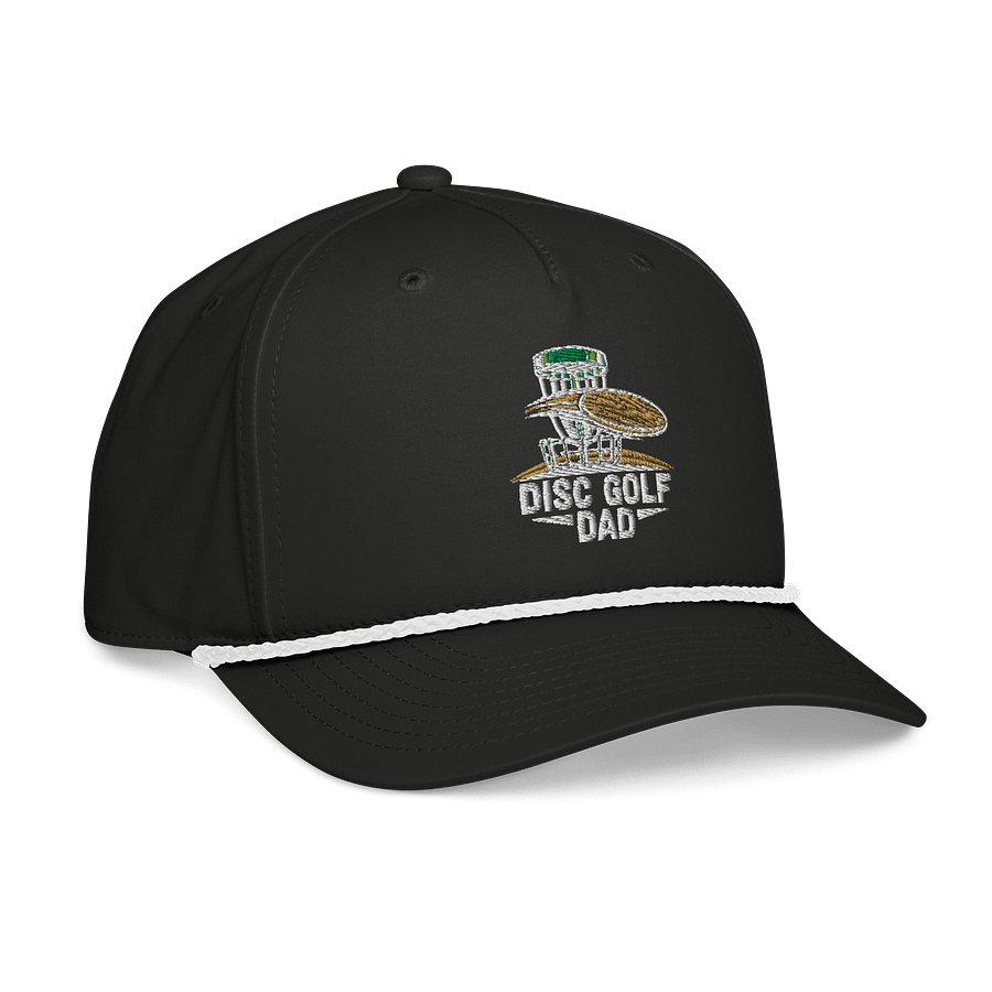 Fancy Lads Black Richardson Rope Hat "Disc Golf Dad" product image (3)