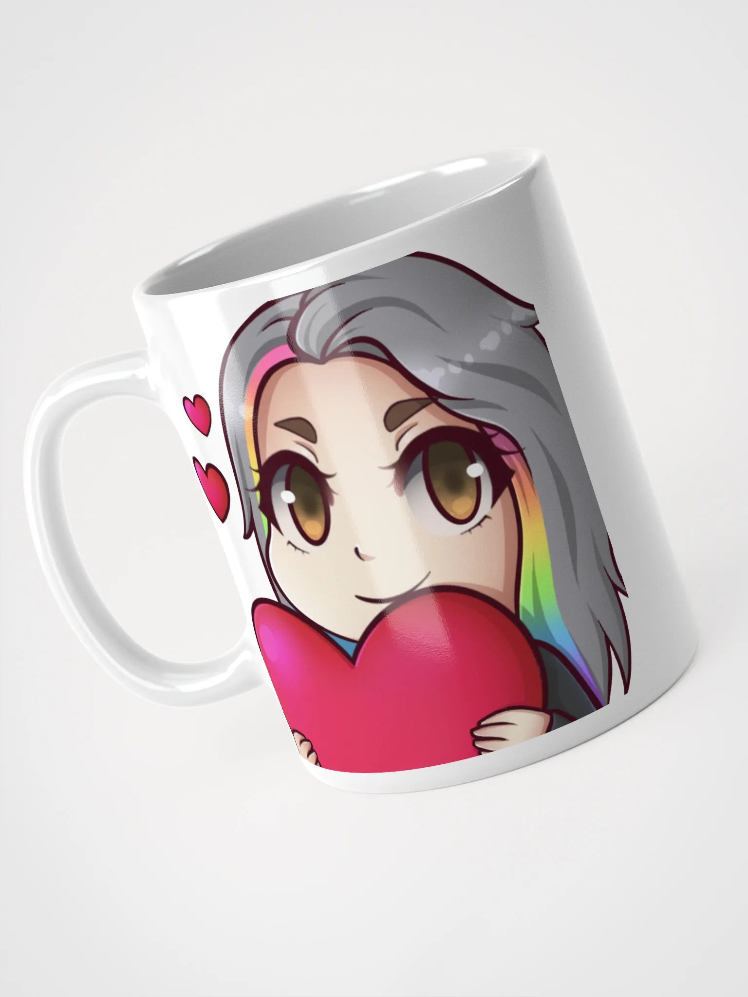 Heart Emote | Glossy Mug product image (3)