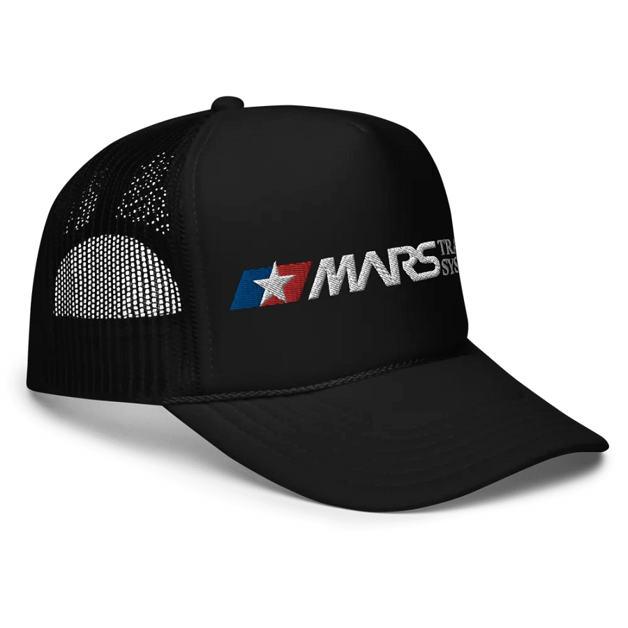 Retro-Futuristic Corporations - Mars Transit Systems Trucker cap product image (3)
