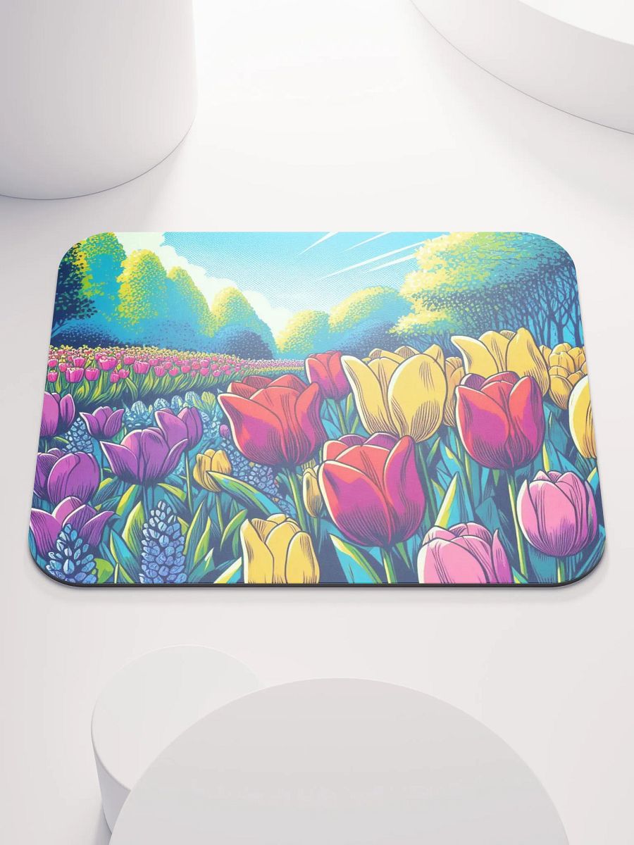 Vibrant Tulip Paradise Mouse Pad product image (1)