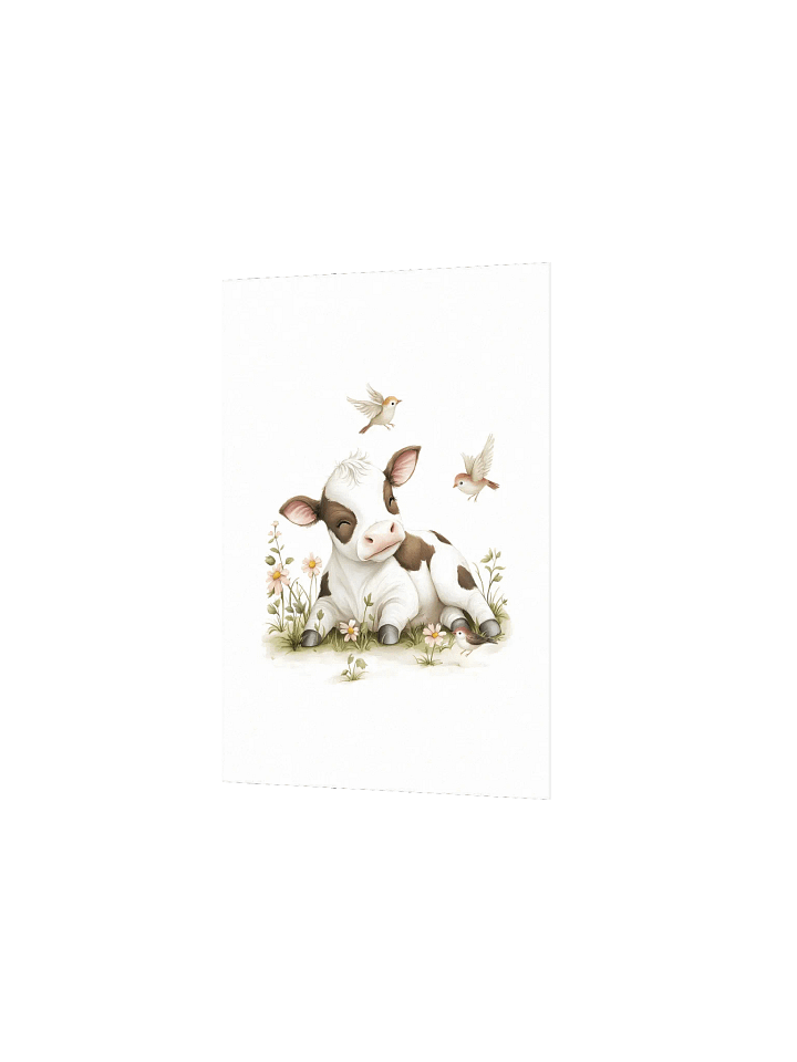 Cute Holstein Cow Farm Animal Nursery Prints product image (10)