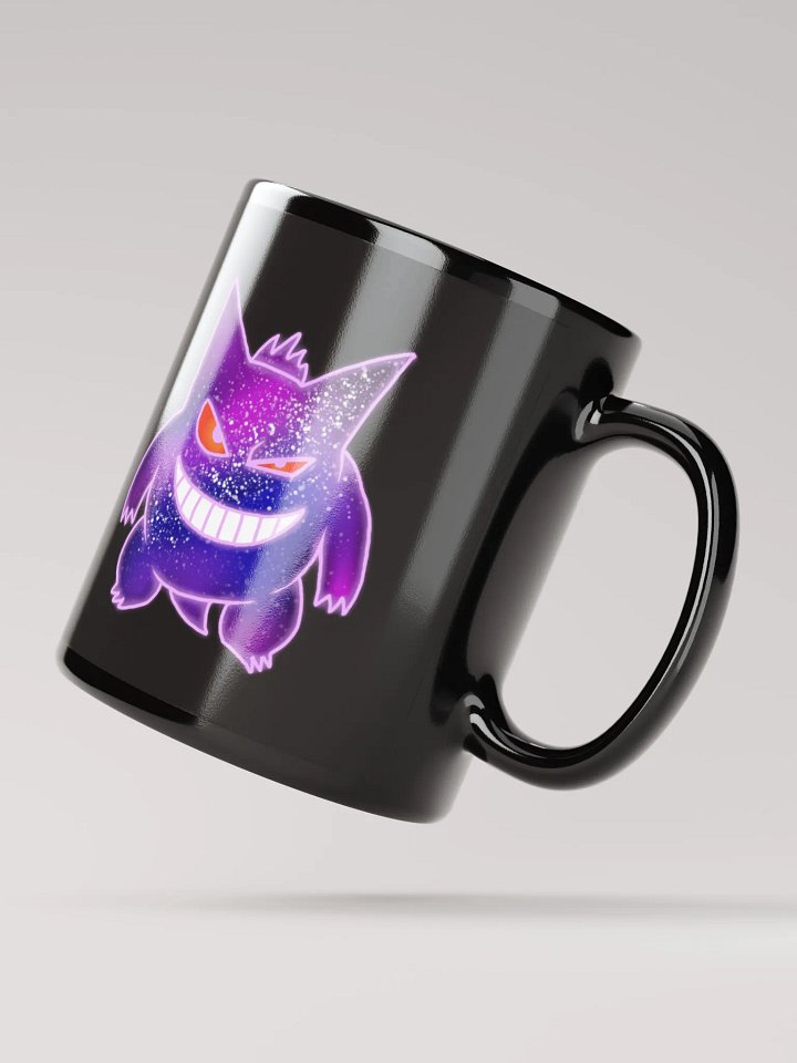 SinfulPsyTTV's Galaxy Gengar Black Glossy Mug product image (3)