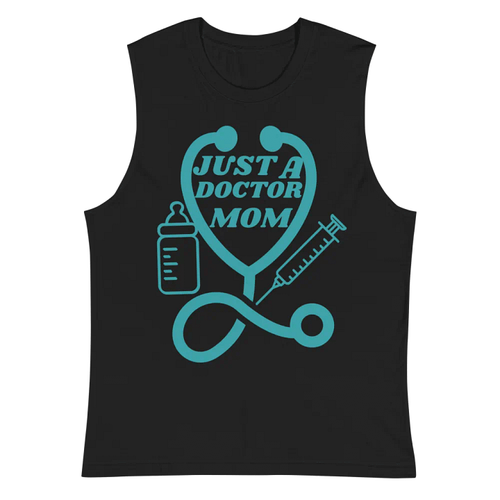 Doctor Mom Illustrated Muscle Tank product image (3)