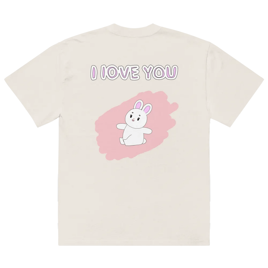 I Love You - Oversized T-Shirt Back product image (4)