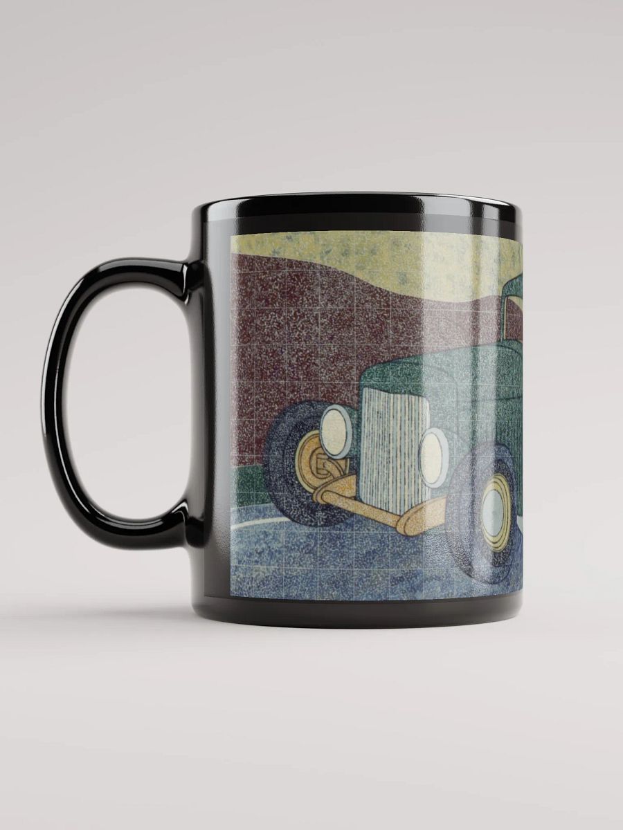 Green Hotrod Black Glossy Mug product image (6)