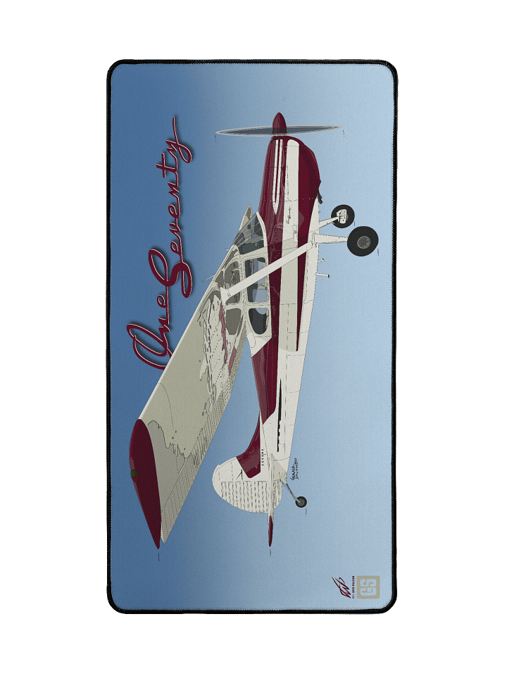 Cessna 170B Desk Mat with beautiful sky background product image (2)