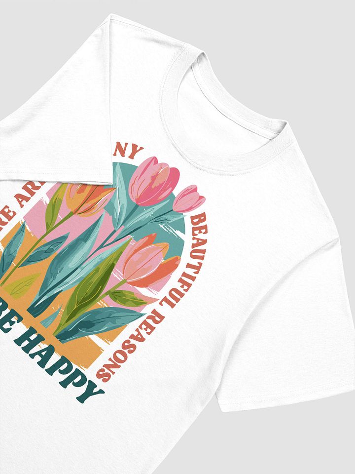 Happy Tulips Unisex T-Shirt product image (2)