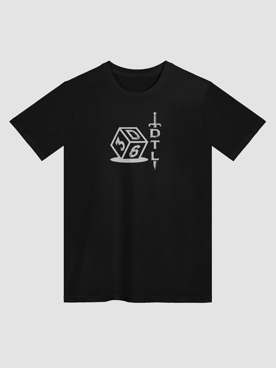 3d6 DTL Vertical Logo on Dark Unisex Premium T-Shirt product image (1)