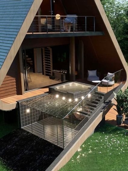 A Frame House 016 - Drawings\Blueprints CAD + PDF + 3D Model product image (3)