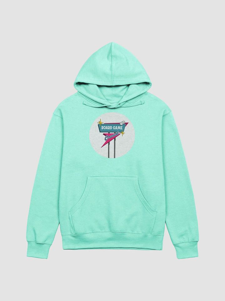 Board Game Casual Circle Logo Hoodie (Mint/Blue Aqua) product image (6)